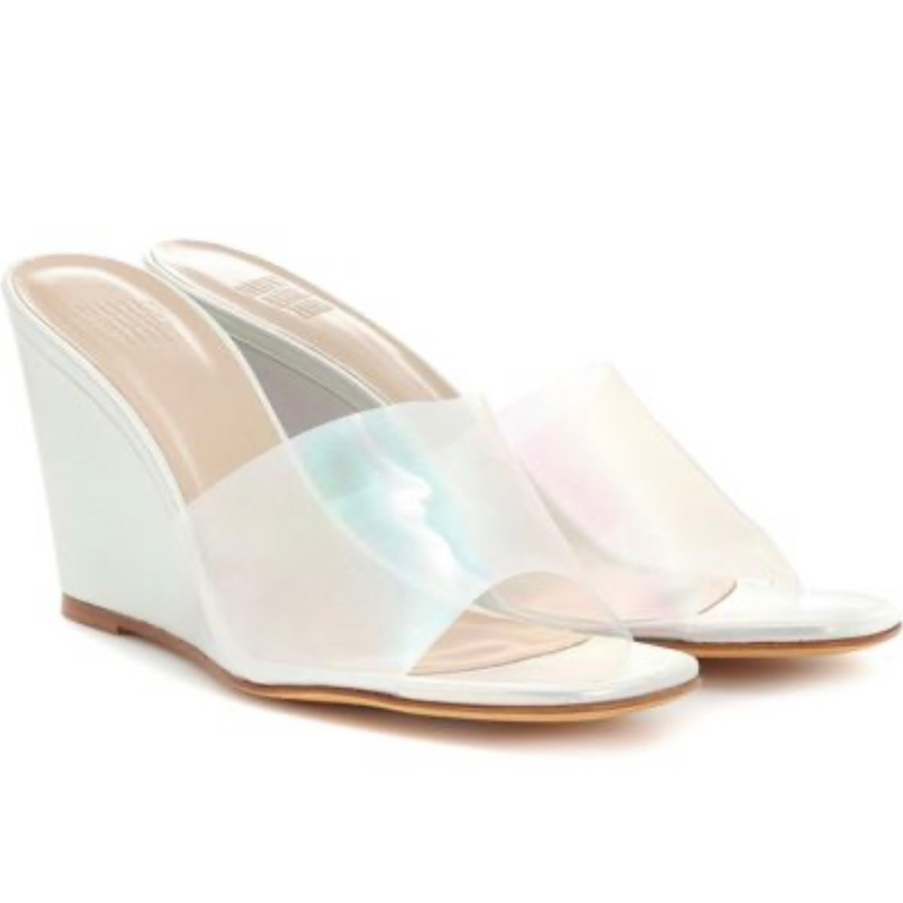 Maryam Nassir Zadeh Paradise Leather Wedge Sandals